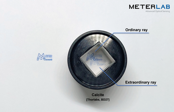 What is birefringence?